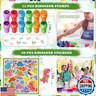 168Pcs Dinosaur Birthday Party Favors, Dino Party Favors Include Masks Bubble Stamps Hatching Eggs Bags Craft Bookmarks DIY Stickers Slap Bracelets for Dinosaur Birthday Party Decorations Supplies