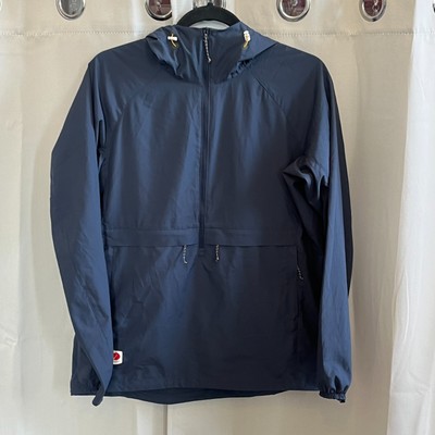 FjallRaven High Coast Lite Anorak XS Blue Pullover 1/2 Zip Athleisure 16847