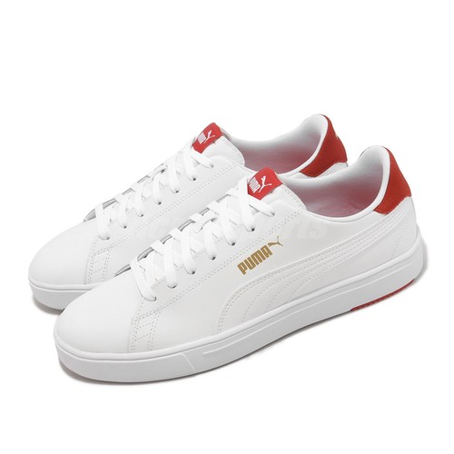 

Мужская повседневная обувь унисекс Puma Serve Pro Lite White Red Team Gold 374902-03, Белый, Serve Pro Lite