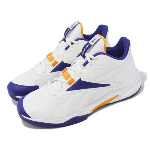 

Мужские баскетбольные кроссовки Reebok More Buckets Lakers White Purple Gold HR0537, Белый, More Buckets