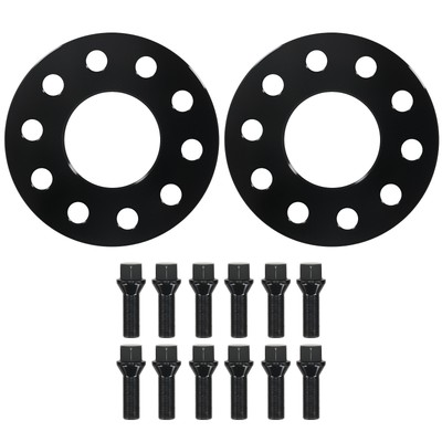 2x 5mm Alu Distanzplatten for BMW G30 G31 2017-2023 M14x1.25 5x112 66.6mm