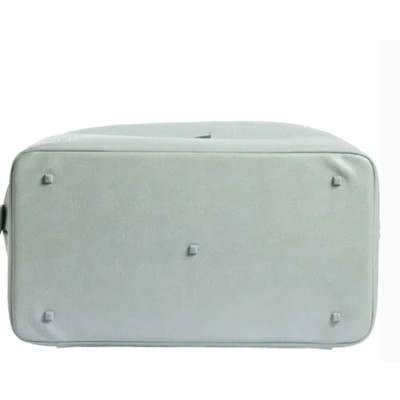 Pre-owned Beis Weekender Bag In Slate Blue Grey In Gray