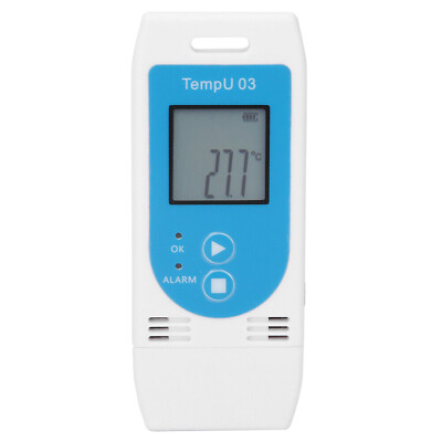 USB Digital LCD Temperature and Humidity Data Logger Reusable Temp Recorder PDF 