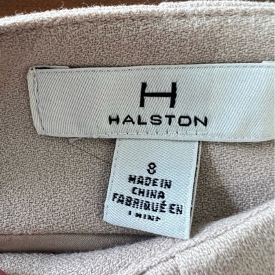 H HALSTON WOMEN'S CLASSIC WIDE LEG PANT'S SUIT