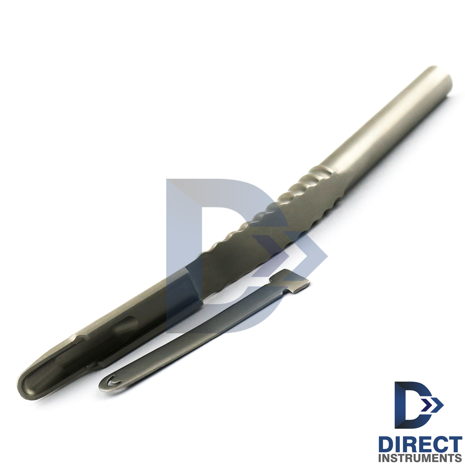 Dental Bone Scraper Curved With Blade Harvesting Bone Grafting Surgical