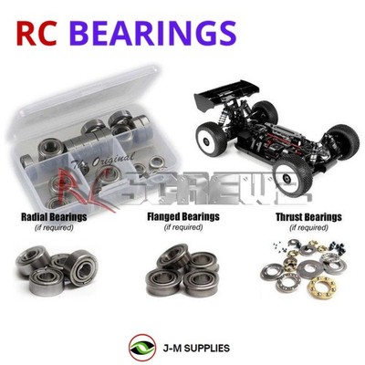 RCScrewZ Metal Shielded Bearings hot044b for Hot Bodies E819RS (#204645) | SET