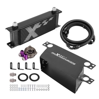 Refroidisseur Huile Transmission 13 Rangs Aluminium AN10 avec Durites Kit