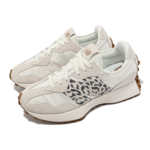 

New Balance 327 NB Sea Salt Leopard Beige Women Casual Lifestyle Shoes WS327PJ-B, Бежевый, 327