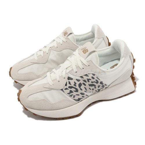 New Balance 327 NB Sea Salt Leopard Beige Women Casual Lifestyle Shoes WS327PJ-B