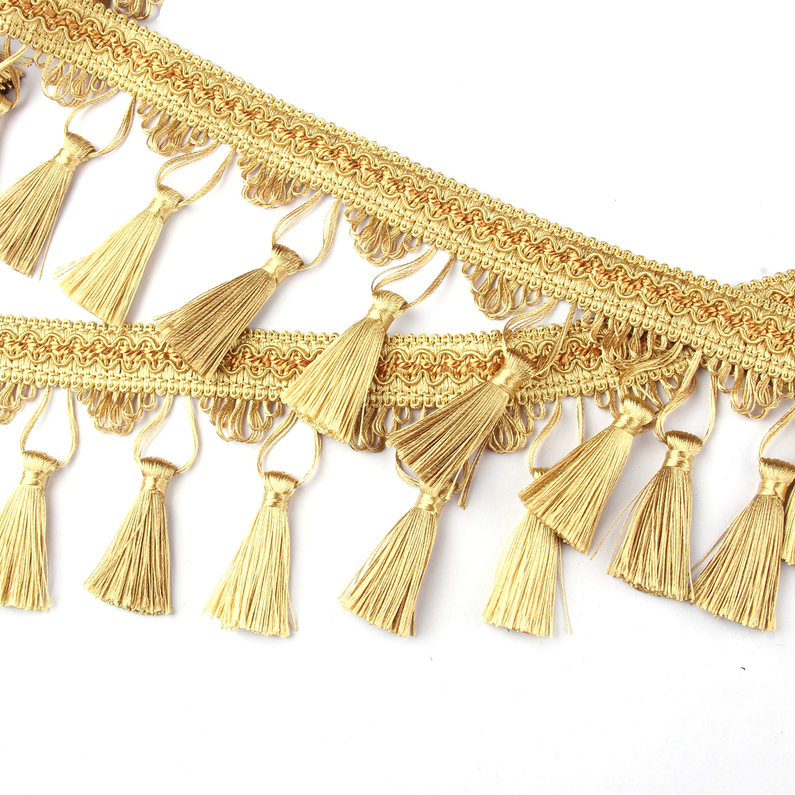 Luxury Tassel Fringe Trim 6.25 Yard x 4 Inche Curtain Sewing Decorative 5 Colors