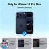 MZHGXKI Magnetic for iPhone 17 Pro Max Case, Full Camera Protection, Compatible with MagSafe, Military-Grade Shockproof, Anti-Slip, Matte Slim Cover for i Phone 17 Pro Max Phone Case 6.9