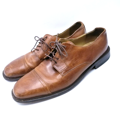 Johnston and murphy sales leather sole shoes