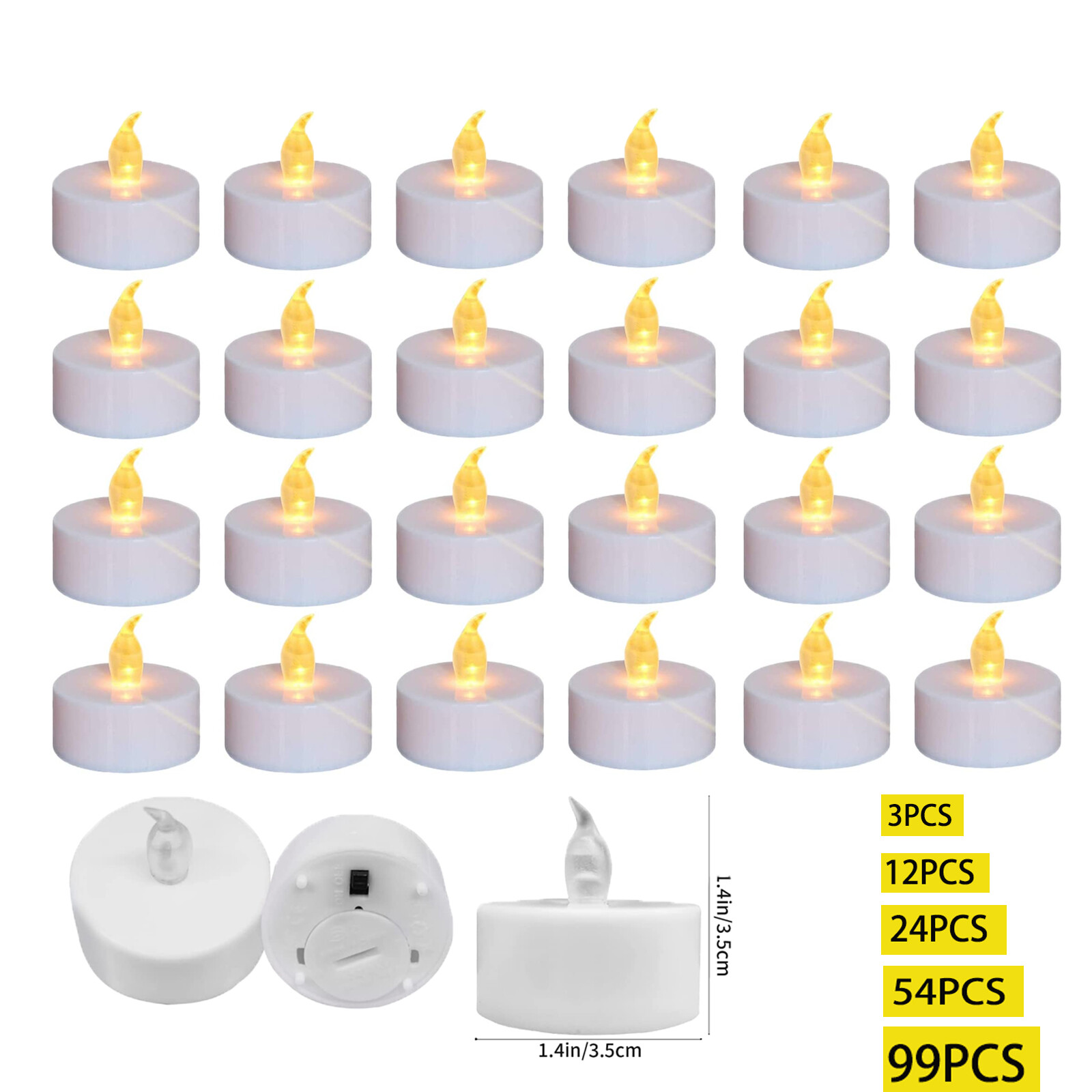 Lights Candles Electric Flameless Candles Lasting 150hr