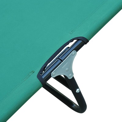 Patio Foldable Chaise Lounge Chair Outdoor Camping Cot Sun Recliner Beach Pool