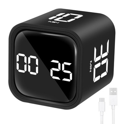 Farerkass Pomodoro Timer Cube Digitale Timer Studio 5-10-30-60 Minuti e Conto 