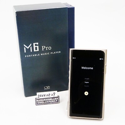 Shanling M6 Pro Portable Audio Player 32GB Silver Audio Player Englise DAP Used
