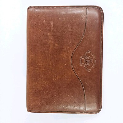 Vintage MARLEY HODGSON GHURKA Leather Organizer Portfolio