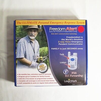 Freedom Alert 2-Way Voice Emergency Pendant Communicator 35511