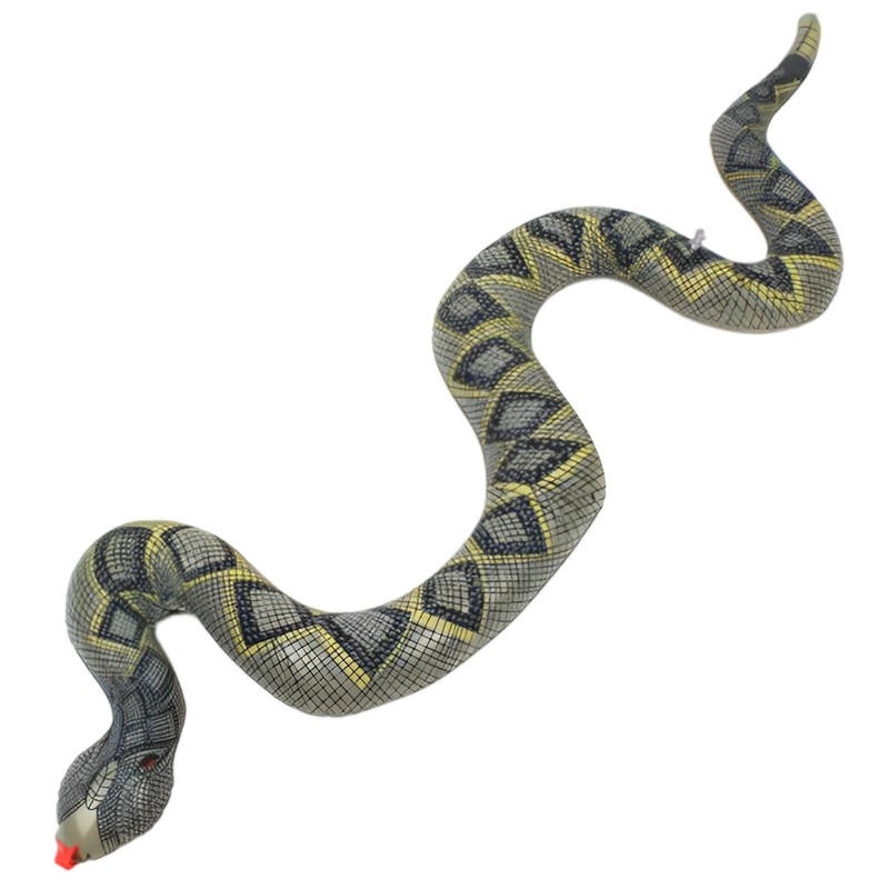 Inflatable Snake Pool Floats Fake Snake Trick Toy Blow Up Snakes For Party