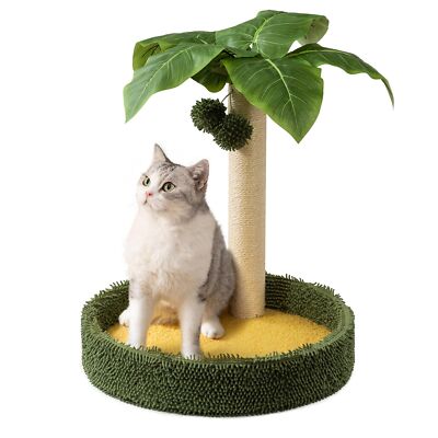 Cat Scratching Post for Kitten, 19.7'' Sisal Scratching Post for Indoor Cats ...