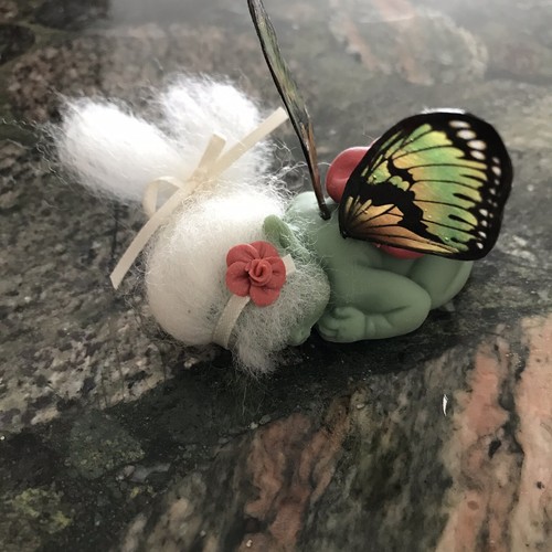 OOAK Fantasy 1 1/2” Art Fairy Doll Handmade