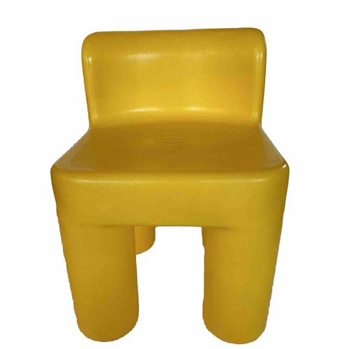 Little Tikes Yellow Child Chair Sturdy Plastic Chunky PARADE FUN Picnic TIME OUT
