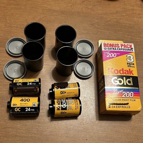 こず出品 2024-6期限切れ] GOLD200 ブローニー120【5本入】Kodak カラーネガ