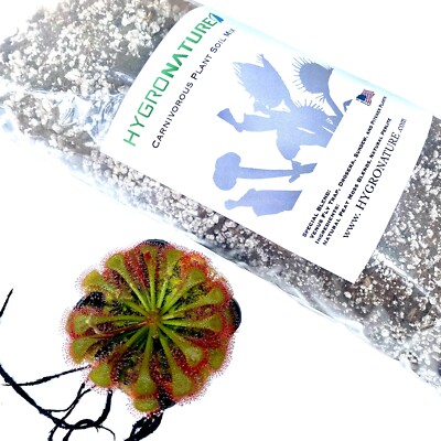 Carnivorous Plants Potting Soil Mix Venus FlyTrap Drosera Pitcher (1/2Gallon)