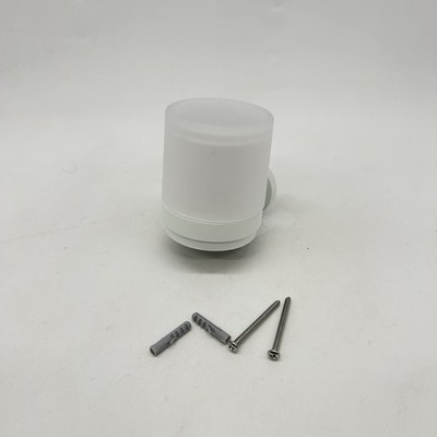 emco Round Seifenspender mit Einhandbedienung I Wandmontage I zum Schrauben oder