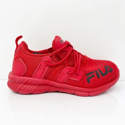 Красные кроссовки Fila Boys Memory Foam 7RM01562-604 Размер 6