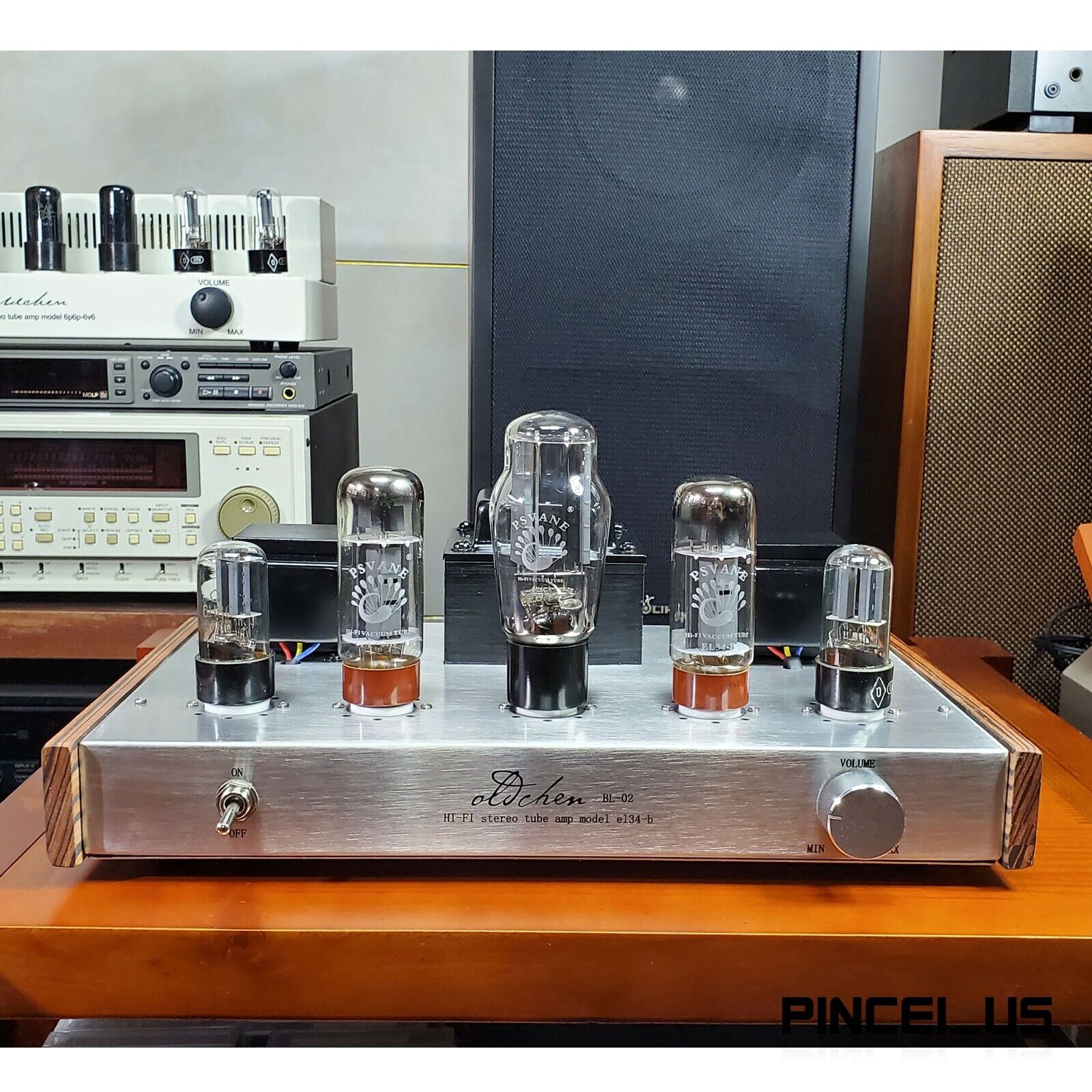 Oldchen BL-02 HI-FI Stereo Tube Amp Model EL34 Single Ended Oldchen BL-02 HI-FI Stereo Tube Amp Model EL34 Single Ended