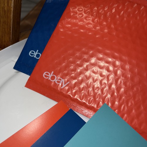 25 eBay Holiday 2022 Branded Shipping Supplies STARTER KIT Blue Tape Postcards