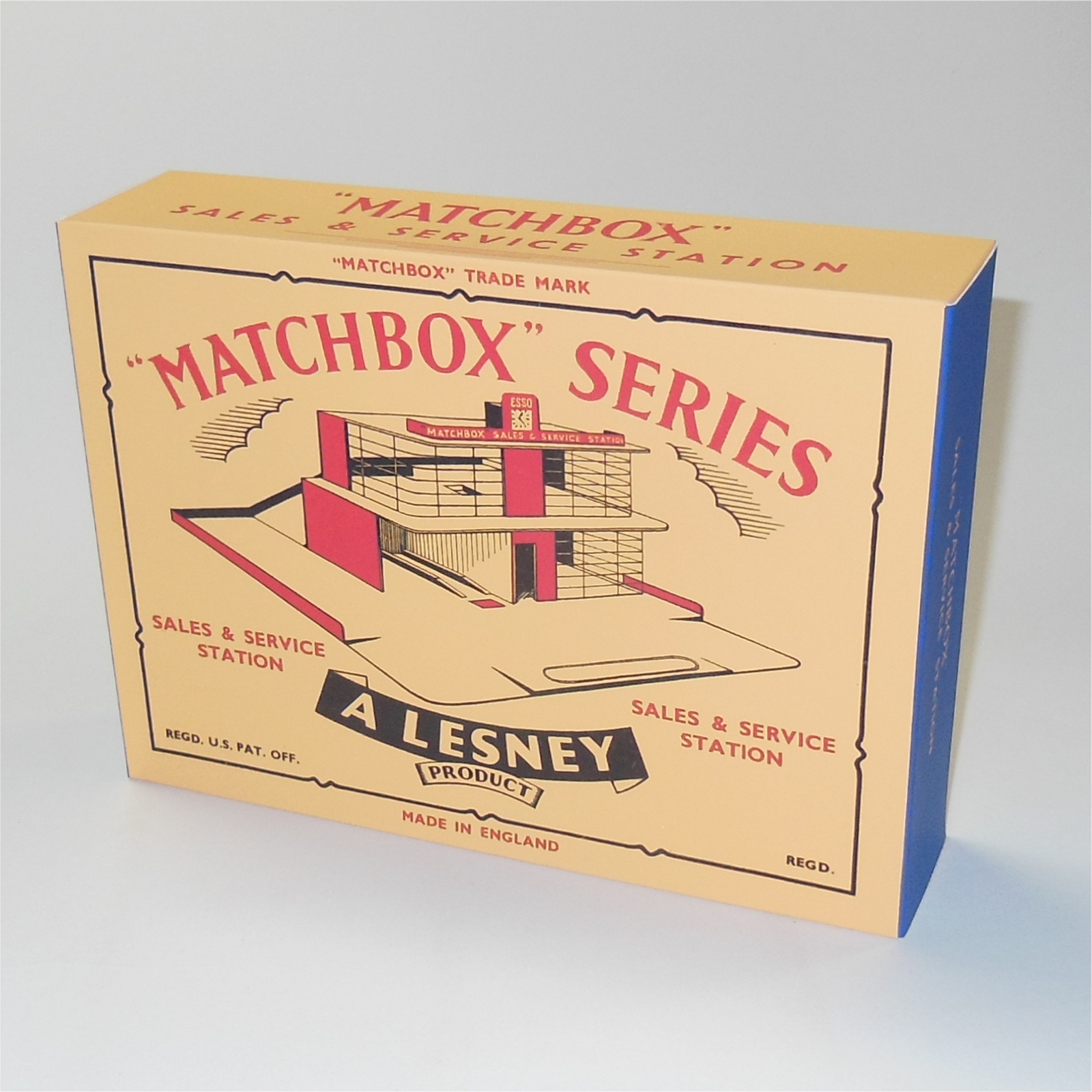 マッチボックス　レズニー　ESSO（エッソ） RESTORED LESNEY MATCHBOX #11B V-1 ESSO TANKER TRUCK W/GOLD