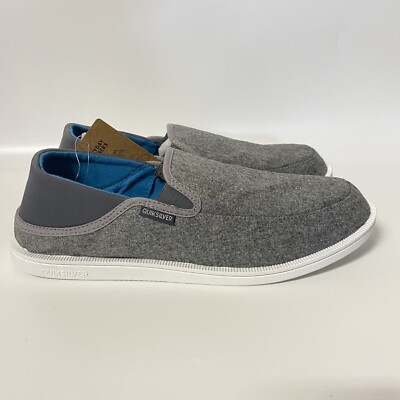 quicksilver slip on casual athletic gray shoes unisex m 6w 75 light airy feel 326259993609