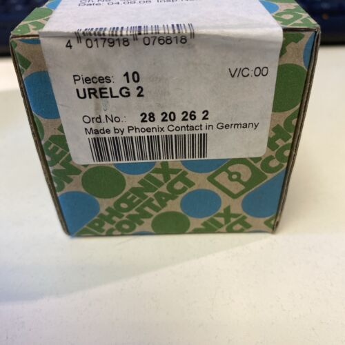 10X Phoenix Contact Urelg 2 2820262 through Terminal No. of