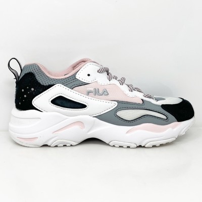 Fila Girls Ray Tracer 3RM00853-070 Белая Повседневная Обувь Кроссовки Размер 3