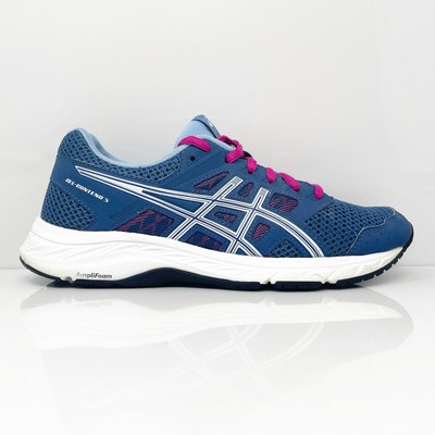 

Женские кроссовки Asics Gel Contend 5 1012A234 синие кроссовки размер 6, Синий, Gel Contend 5