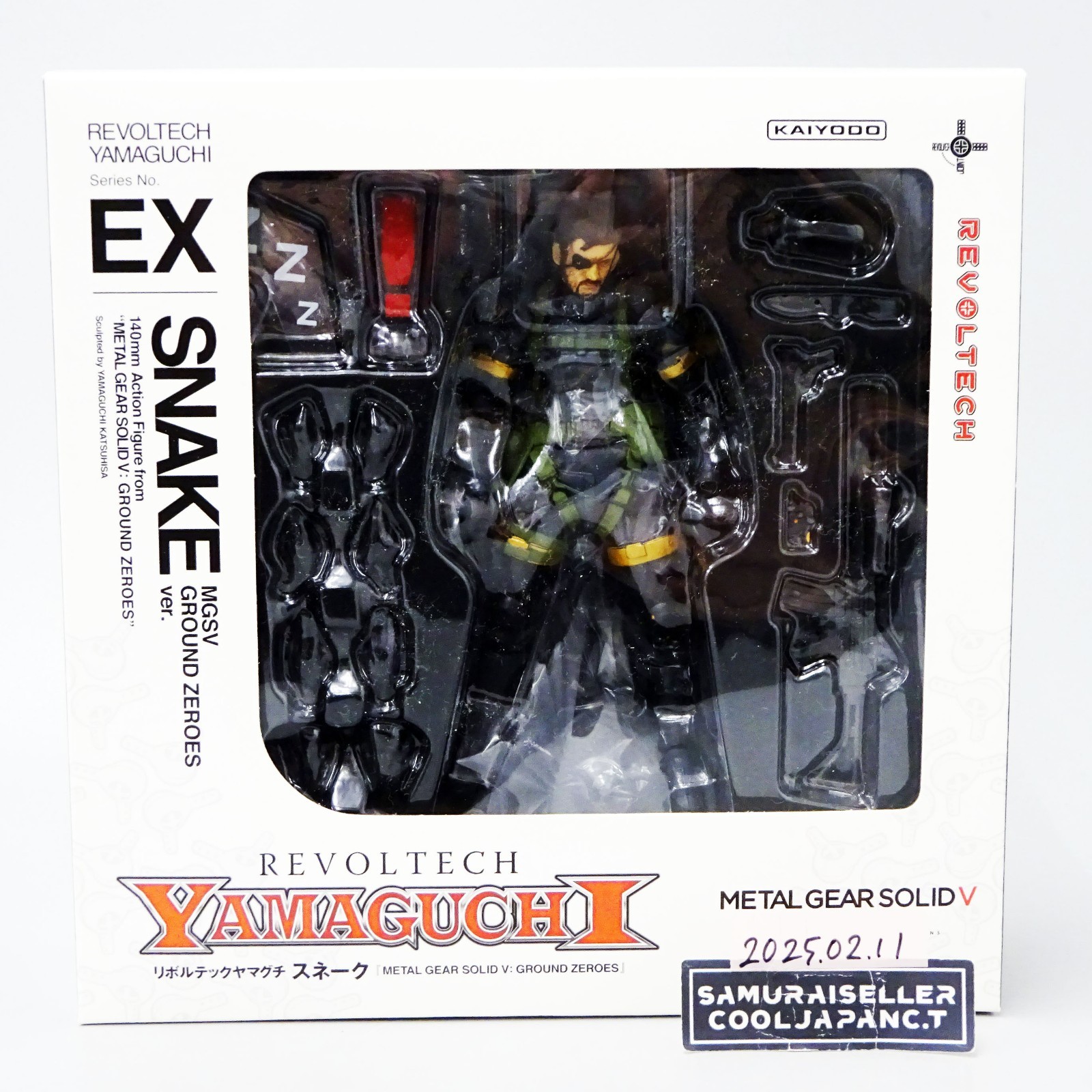リボルテックヤマグチ No.EX スネーク MGSV グラウンドゼロズVer. Metal Gear Solid V Ground Zeroes SNAKE No.EX Revoltech