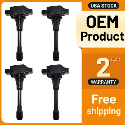 4 x Ignition Coils for Nissan Altima Sentra Cube Rogue Infiniti FX50 2.5L UF549