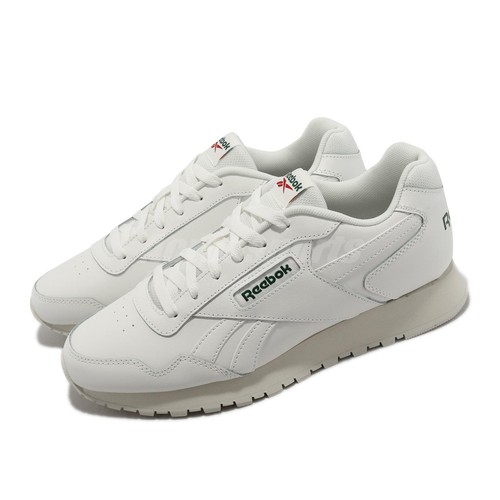 

Reebok Glide Chalk White Green Мужчины Унисекс Повседневная обувь для образа жизни Кроссовки GW4788, Белый, Glide