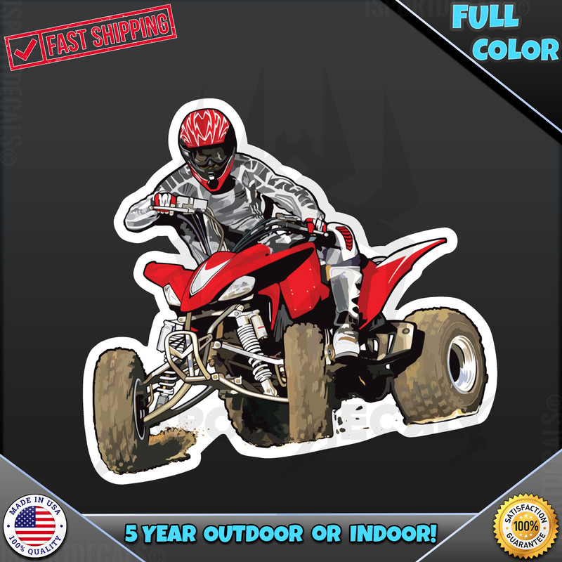 ATV 4 Wheeler Four Wheeler Quad Offroad 4x4 Car VINYL