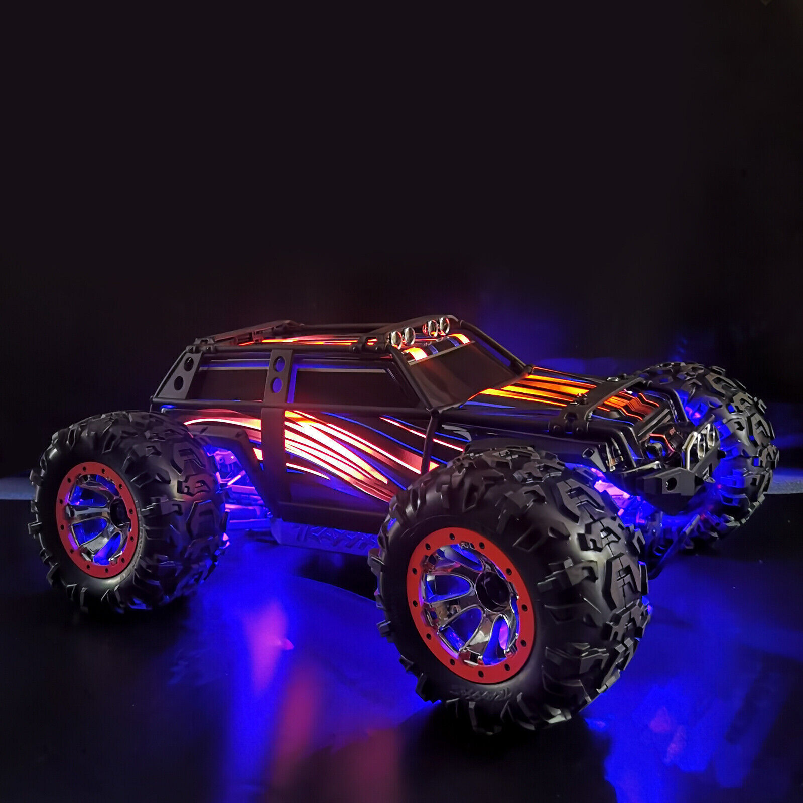 50CM Chassis Underglow Underbody Under Car LED Lights for RC1/10 Rustler