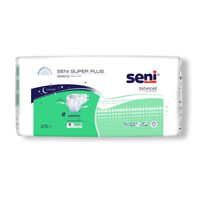 Seni Incontinence Brief Breathable / Overnight S-RE25-BP1 Severe 75 Ct