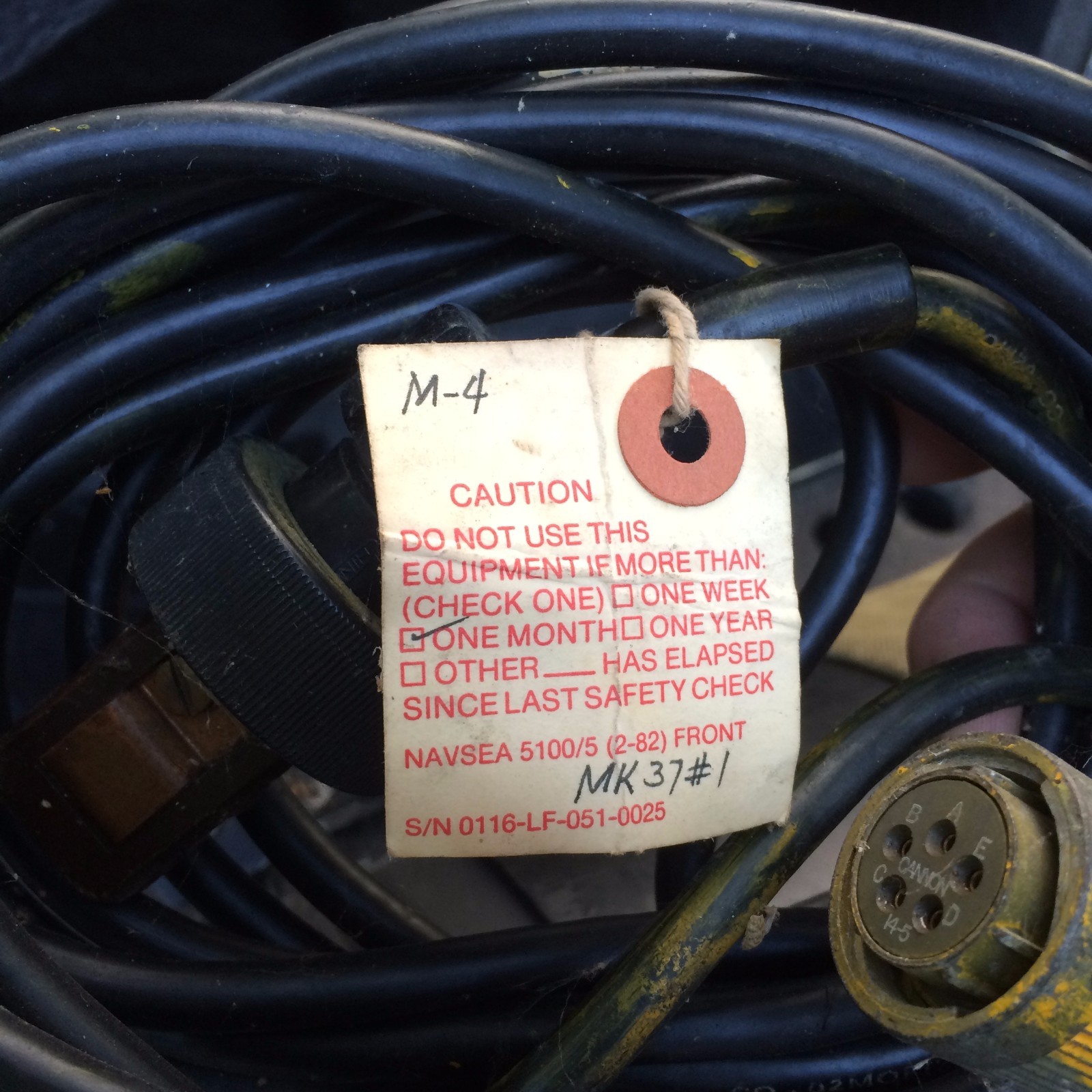 US Navy MK 37 Night Vision Sight  MOD 3 Singer Librascope Vintage MK37 powers up