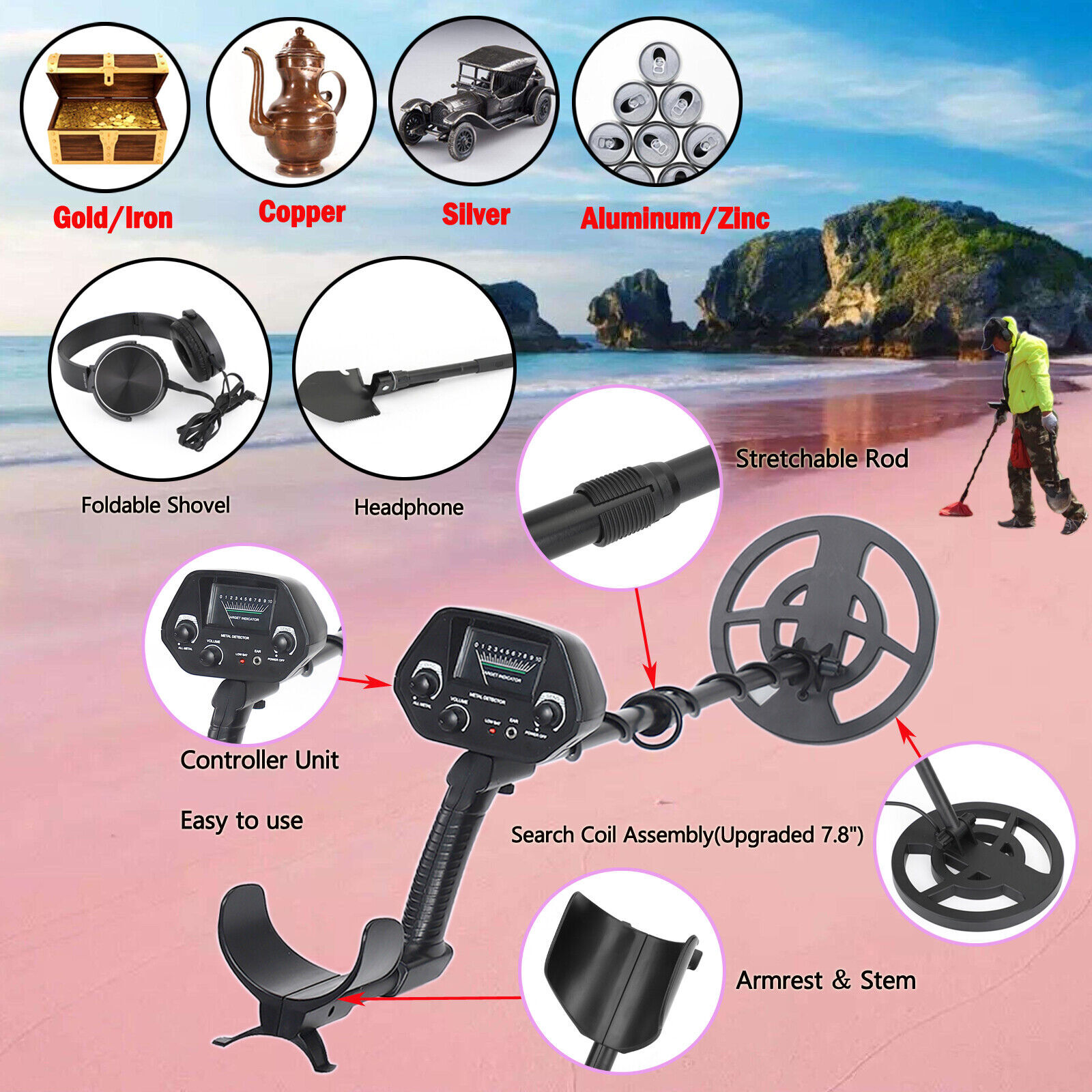 Gold Digger Hunter Waterproof Deep Sensitive S7