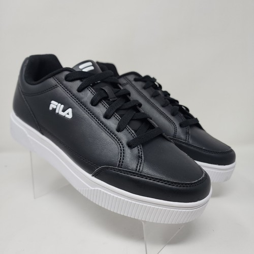 【新品未使用】FILA RAGNATERA FASCINO Fila Mens 8.5 Tri Runner White Leather Lace Up Sneakers