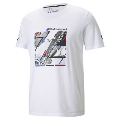 

Мужская футболка с рисунком BMW M Motorsport PUMA, White - white, Auto