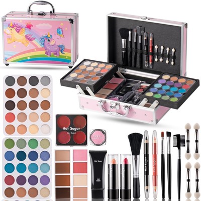 Makeup Kit for Little Girls 4-6, Girls Makeup Set Ages 8-12, With Unicorn Alu...