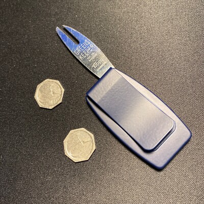 Zippo Greenskeeper Divot Tool And Ball Marks - Navy Blue