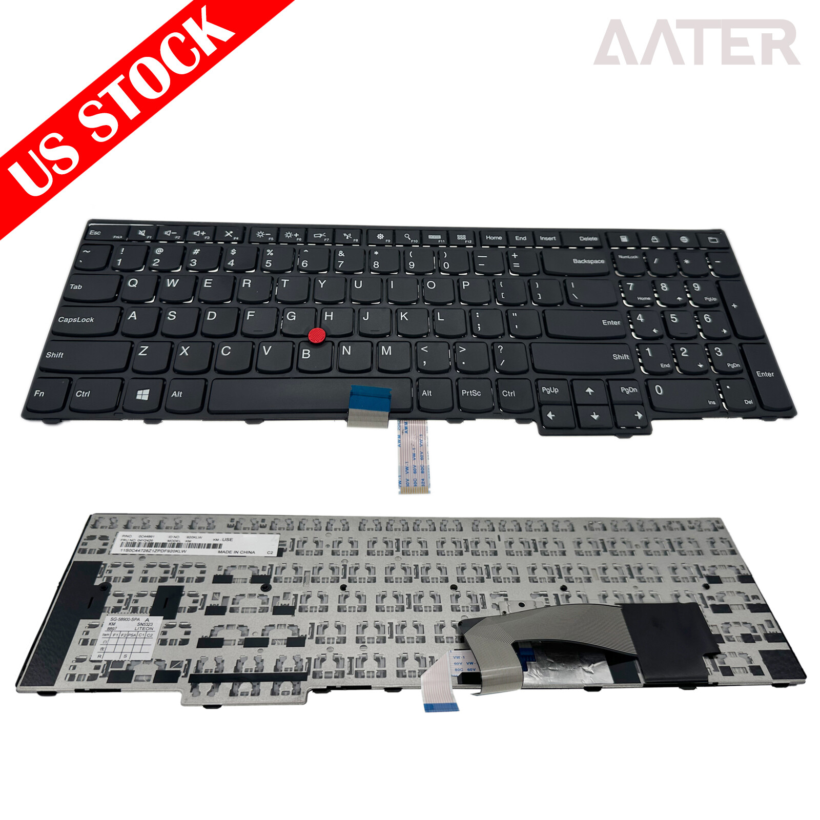 Laptop US Keyboard for Lenovo IBM Thinkpad L540 W540 T540 Edge E531 E540 0C44952